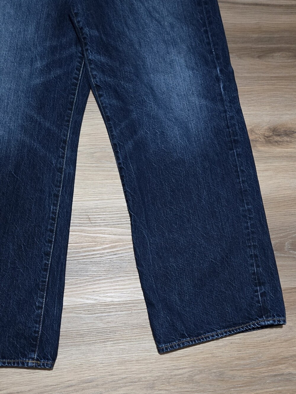 AE77 Premium Stovepipe Blue Organic Cotton Jeans Size 12 Short - Picture 8 of 13